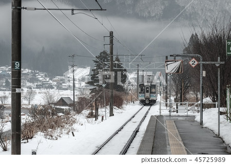 Scenery of snowy country Scenery of snowy country 45725989