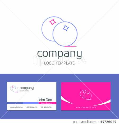 Business card design with fruits company Business card design with fruits company 45726015