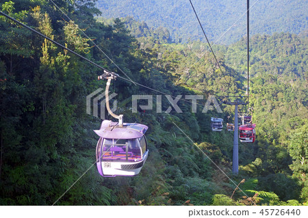 cable car of Genting Highland. malaysia 45726440