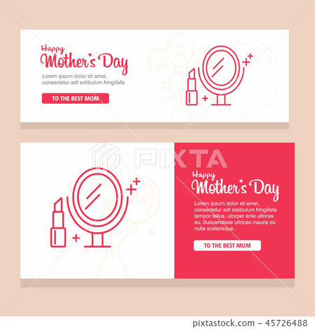 Happy Mother's Day Calligraphy Backgroun 45726488