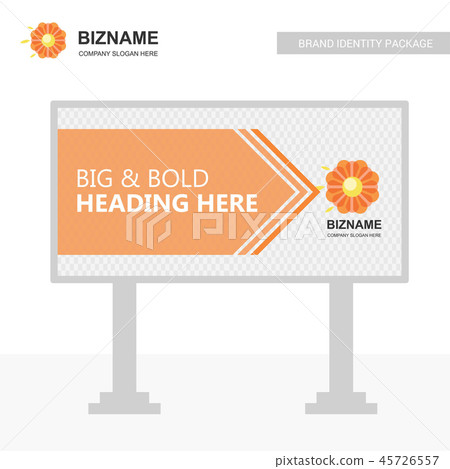 Company bill board design vector with Company bill board design vector with 45726557