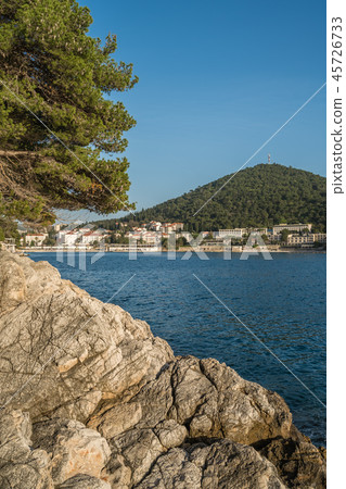 Beautiful rocky Croatian coast in Dubrovnik 45726733