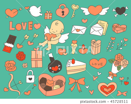 手拉的華倫泰主題分類 45728511