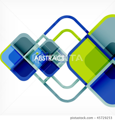 Abstract background, square shapes geometric composition Abstract background, square shapes geometric composition 45729253