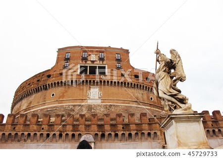Landscape of Castel Sant'Angelo in Rome, Italy Castel Sant Angelo in Rome 45729733