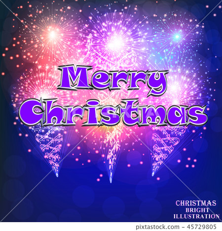 Merry Christmas Festive background. Vector. Merry Christmas Festive background. Vector. 45729805