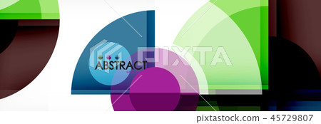 Abstract background bright circles geometric design Abstract background bright circles geometric design 45729807