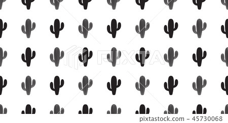 cactus seamless pattern vector flower Desert  45730068