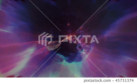 Flight to another dimension through a wormhole Flight to another dimension through a wormhole 45731374