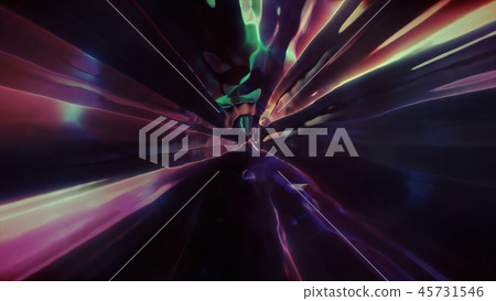 Flight to another dimension through a wormhole 45731546