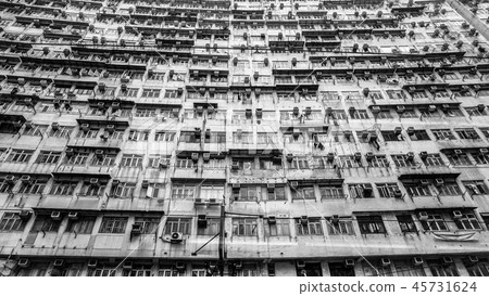 Hong Kong old resident apartment depress life 45731624