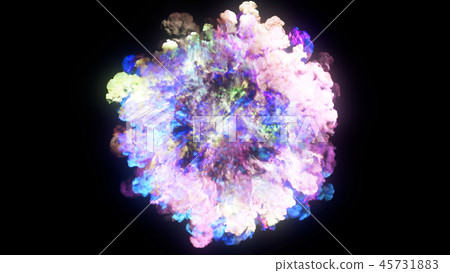 Shockwave Color Color smoke, explosion, shockwave effect - Stock Illustration [45731883 ...