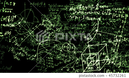 Abstract blocks of mathematical formulas Abstract blocks of mathematical formulas 45732261