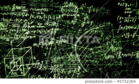 Abstract blocks of mathematical formulas Abstract blocks of mathematical formulas 45732264