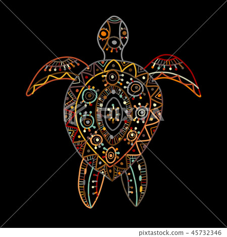 Tortoise ornate for your design Tortoise ornate for your design 45732346