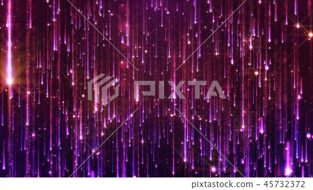 3D rendering of the falling of bright particles 45732372