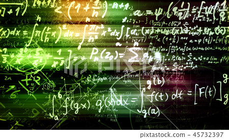 3D rendering of the falling of bright particles 45732397