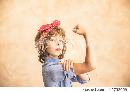 We can do it! Woman's day concept 45732669
