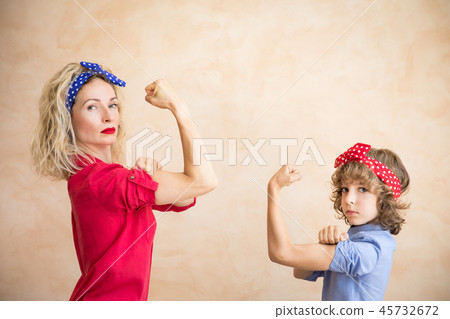 We can do it! Woman's day concept 45732672