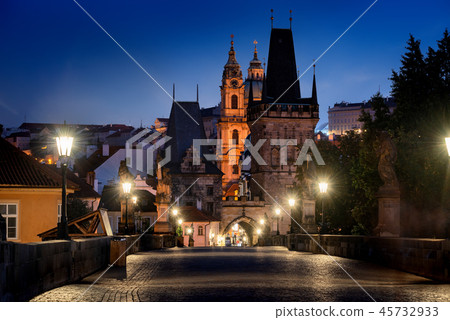 Towers on Charles bridge Towers on Charles bridge 45732933