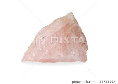 Pink quartz gemstone Pink quartz gemstone 45733552