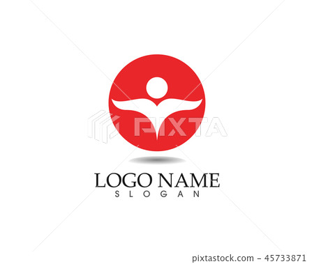 Community people care logo and symbols template 45733871