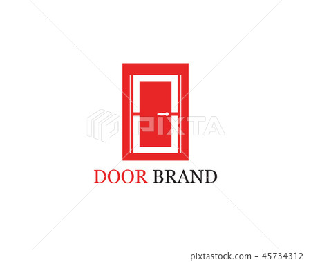 door logo vector template illustration door logo vector template illustration 45734312