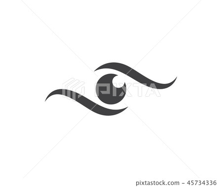 Eye care health logo vector 45734336