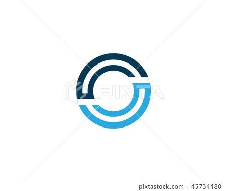 Circle logo vector templates - Stock Illustration [45734480] - PIXTA