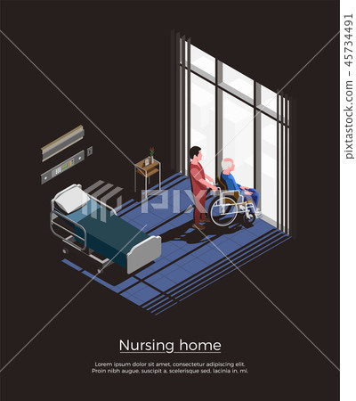 Nursing Home Isometric Composition Nursing Home Isometric Composition 45734491