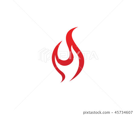 Fire flame Logo Template vector Fire flame Logo Template vector 45734607