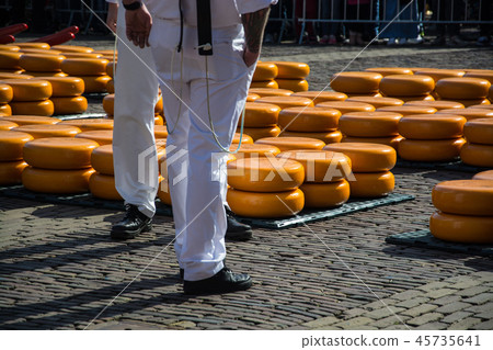 Cheese Market in Alkmaar, Netherlands Cheese Market in Alkmaar, Netherlands 45735641