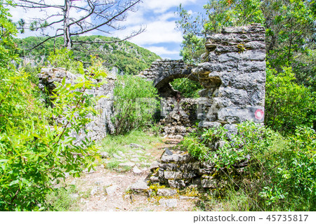 Ruin of Saint Hadrian Church, Labin, Croatia Ruin of Saint Hadrian Church, Labin, Croatia 45735817