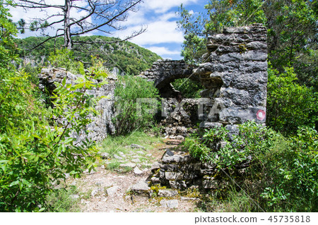 Ruin of Saint Hadrian Church, Labin, Croatia Ruin of Saint Hadrian Church, Labin, Croatia 45735818