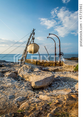 Hanging Boats at Savudrija, Istria, Croatia 45735981