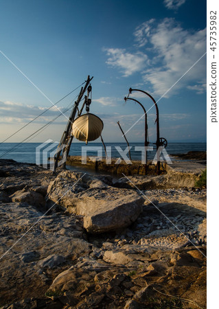 Hanging Boats at Savudrija, Istria, Croatia Hanging Boats at Savudrija, Istria, Croatia 45735982