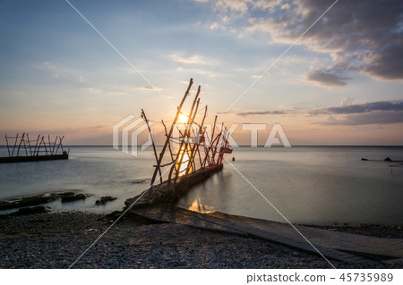Hanging Boats at Savudrija, Istria, Croatia 45735989