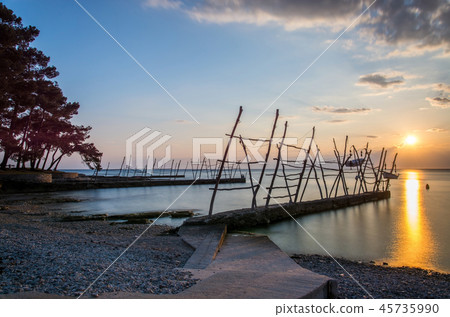 Hanging Boats at Savudrija, Istria, Croatia Hanging Boats at Savudrija, Istria, Croatia 45735990