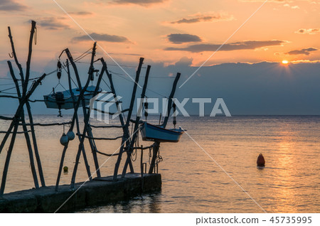 Hanging Boats at Savudrija, Istria, Croatia 45735995