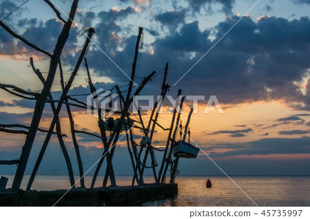 Hanging Boats at Savudrija, Istria, Croatia 45735997