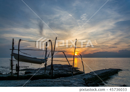 Hanging Boats at Savudrija, Istria, Croatia 45736033