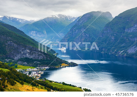 Breathtaking view of Sunnylvsfjorden fjord 45736576