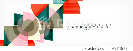 Modern geometric abstract background 45736731