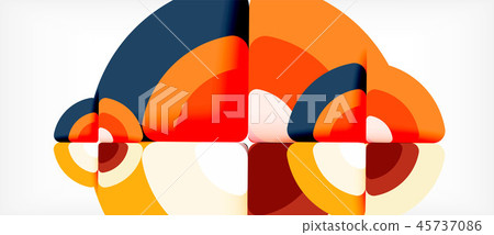 Circle abstract background Circle abstract background 45737086