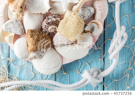 postcard in marine style 45737256