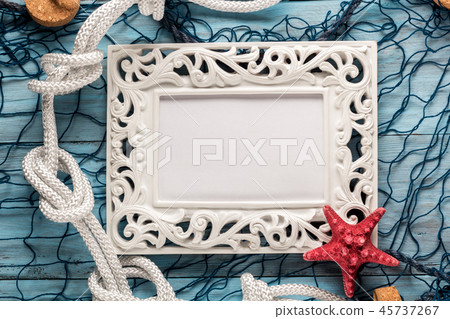 postcard in marine style postcard in marine style 45737267