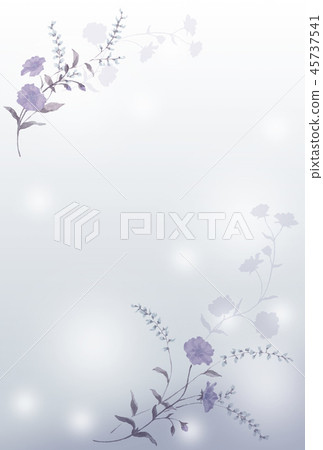 Blue flower background material 45737541