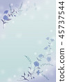 Blue flower background material 45737544