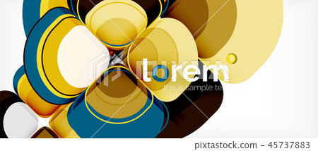Geometric modern abstract background 45737883
