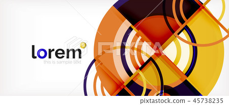 Modern geometric abstract background Modern geometric abstract background 45738235